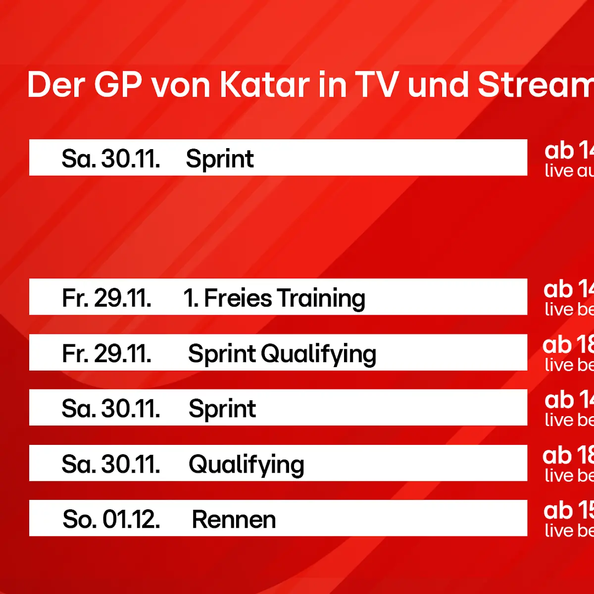 Formel1-Katar