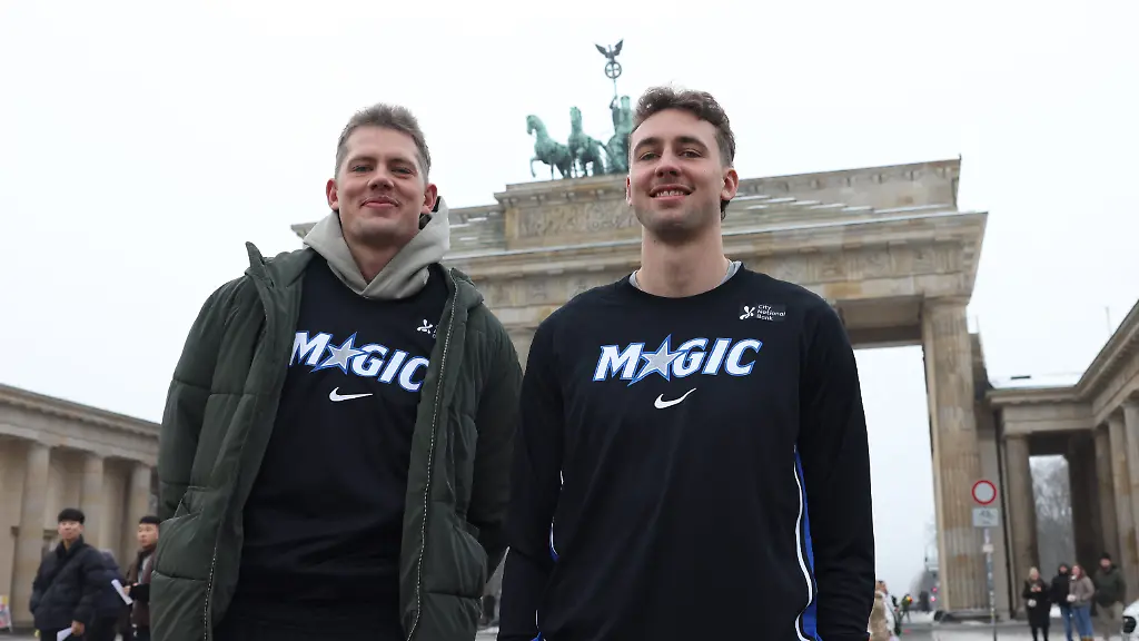 BERLIN-GERMANY-JANUARY-13-Moritz-Wagner-21-and-Franz-Wagner-22-of-the-Orlando-Magic-pose-for-a-photo-at-Brandenburg-Gate-as-part-of-NBA-Berlin-Games-2026-on-January-13-2026-at-Brandenburg-Gate-in-Berlin-Germany-NOTE-TO-USER-User-expressly-acknowledges-and-agrees-that-by-downloading-and-or-using-this-Photograph-user-is-consenting-to-the-terms-and-conditions-of-the-Getty-Images-License-Agreement
