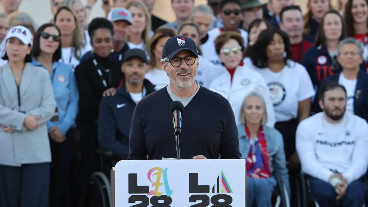 Olympics-LA28-officials-speak-to-the-media-LA-Memorial-Coliseum-Los-Angeles-California-U-S