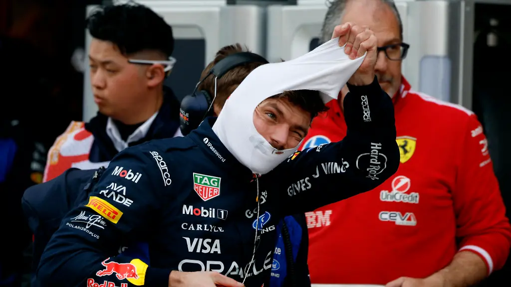 Formula-One-F1-Japanese-Grand-Prix-Suzuka-Circuit-Suzuka-Japan-March-28-2026-Red-Bull-s-Max-Verstappen-reacts-after-being-eliminated-during-qualifying-Pool-via-REUTERS-Franck-Robichon