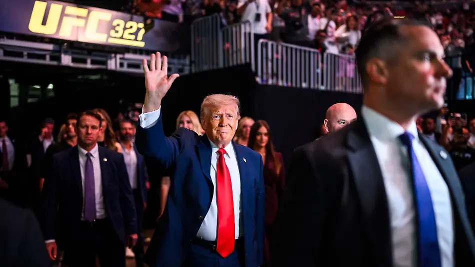 Trump-at-UFC-327-Miami-President-Donald-J-Trump-speaks-with-UFC-CEO-Dana-White-backstage-at-the-Kaseya-Center-in-Miami-Florida-before-UFC-327-Saturday-April-11-2026