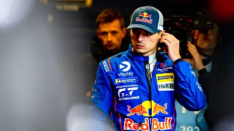 NURBURG-Max-Verstappen-before-his-stint-during-the-ADAC-RAVENOL-24h-Nurburgring-on-May-17-2026-in-Germany