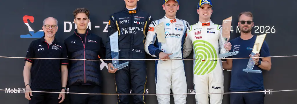 Contracted-Driver-Porsche-Junior-Flynt-Schuring-NL-Schumacher-CLRT-12-Alexander-Tauscher-D-Target-13-Theo-Oeverhaus-D-ID-Racing-44-Andreas-Gummerer-Target-Competition-Porsche-Sixt-Carrera-Cup-Deutschland-Zandvoort-NL-2026