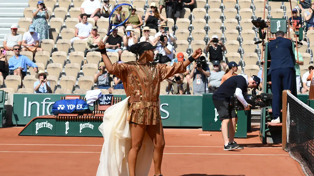 Naomi-Osaka-of-Japan-during-her-womens-singles-second-round-match-vs-Dona-Vekic-of-Croatia-at-Roland-Garros-2026-Thursday-May-28-2026-in-Paris-SAIDICHRISTOPHE-Sipa