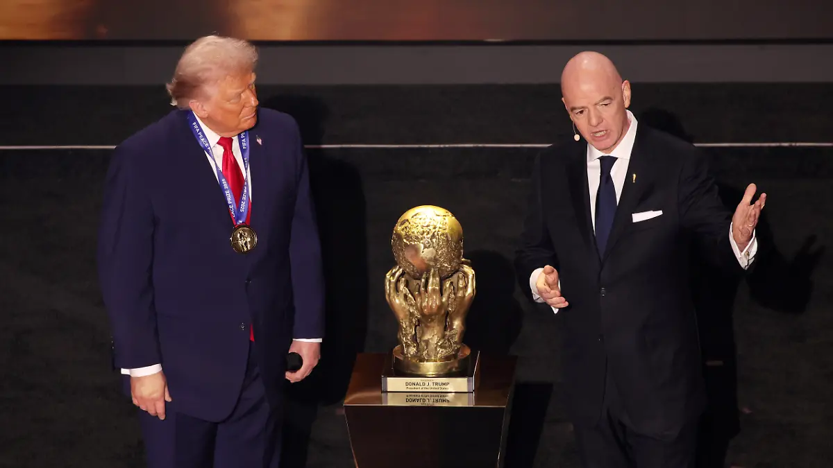 FIFA-World-Cup-File-Photo-File-photo-dated-05-12-2025-of-US-President-Donald-Trump-is-presented-with-the-inaugural-FIFA-Peace-Prize-award-by-FIFA-President-Gianni-Infantino-FIFA-has-created-a-clear-disparity-between-disabled-fans-and-those-without-disabilities-through-its-ticketing-strategy-for-this-summer-s-World-Cup-a-charity-has-claimed-Issue-date-Friday-January-9-2026-Photo-credit-should-read-Sam-Corum-PA-Wire