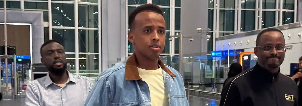 Somali-referee-Omar-Abdulkadir-Artan-returns-home-via-Istanbul-after-being-denied-US-entry-ISTANBUL-TURKIYE-JUNE-09-Somali-football-referee-Omar-Abdulkadir-Artan-arrives-at-Istanbul-Airport-to-return-to-his-country-after-being-denied-entry-to-the-United-States-on-June-09-2026-in-Istanbul-Turkiye-Gokhan-Yilmaz-Anadolu-Istanbul-Turkey-Editorial-use-only-Please-get-in-touch-for-any-other-usage