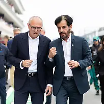 F1-MIAMI-GRAND-PRIX-2026-DOMENICALI-Stefano-ita-Chairman-and-CEO-Formula-One-Group-FOG-portrait-BEN-SULAYEM-Mohammed-uae-President-of-the-FIA-portrait-during-the-Formula-1-Miami-Grand-Prix-2026-4th-round-of-the-2026-Formula-One-World-Championship-WM-Weltmeisterschaft-from-May-1-to-3-2026-on-the-Miami-International-Autodrome-in-Miami-Gardens-USA-Miami-GardensUnited-States-PUBLICATIONxNOTxINxFRAxBEL-Copyright-xAndrA-xFerreirax