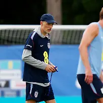 England-Training-Session-Palm-Beach-Gardens-Tuesday-June-9th-England-head-coach-Thomas-Tuchel-left-and-Harry-Kane-during-a-training-session-at-Palm-Beach-Gardens-Florida-Picture-date-Tuesday-June-9-2026-Photo-credit-should-read-Bradley-Collyer-PA-Wire-RESTRICTIONS-Use-subject-to-FA-restrictions-Editorial-use-only-Commercial-use-only-with-prior-written-consent-of-the-FA-No-editing-except-cropping
