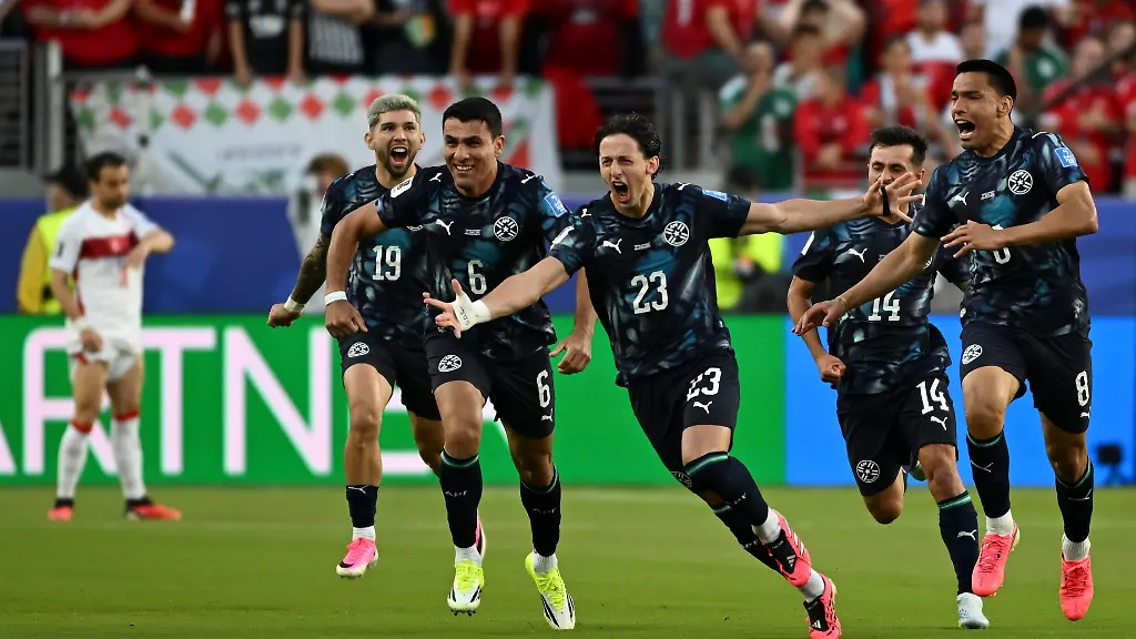 260620-SAN-FRANCISCO-June-20-2026-Xinhua-Players-of-Paraguay-celebrate-a-goal-during-the-group-D-match-between-Paraguay-and-T-rkiye-at-the-2026-FIFA-World-Cup-at-San-Francisco-Bay-Area-Stadium-in-San-Francisco-the-United-States-June-19-2026