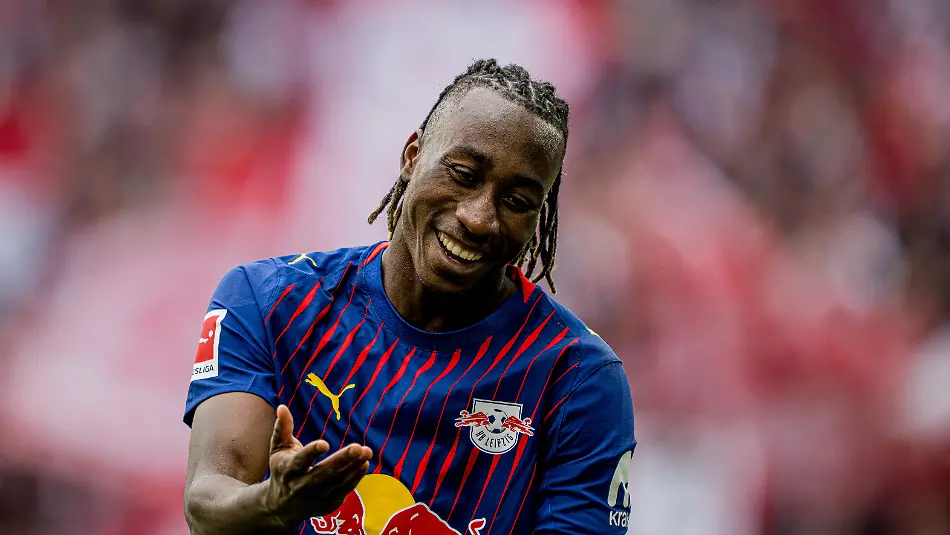 Leipzigs-Yan-Diomande-Fussball-1-Bundesliga-34-Spieltag-SC-Freiburg-RB-Leipzig-16-Mai-2026-Freiburg-Europa-Park-Stadion