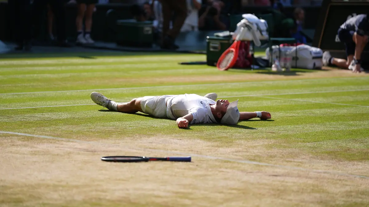 Arthur-Fery-of-Britain-reacts-to-winning-against-Flavio-Cobolli-of-Italy-in-their-quarter-final-men-s-singles-match-at-the-Wimbledon-Tennis-Championships-in-London-Wednesday-July-8-2026