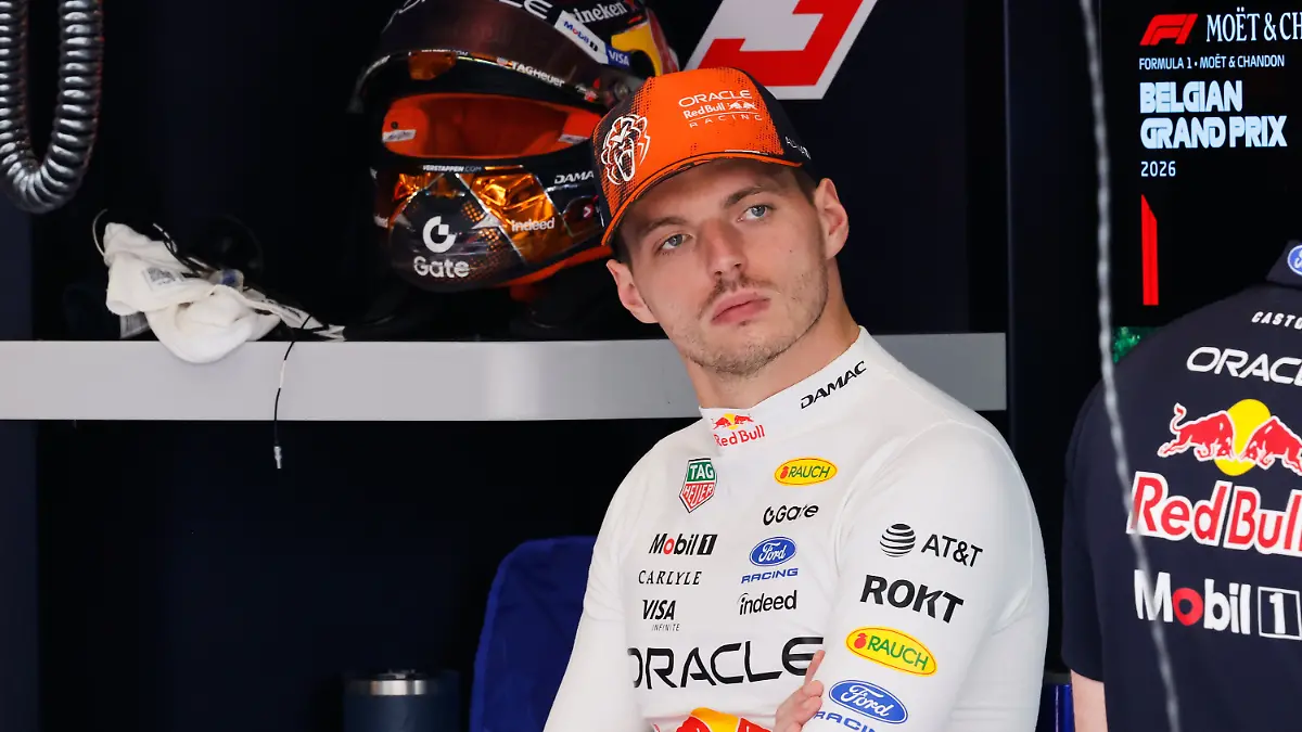 Red-Bull-driver-Max-Verstappen-of-the-Netherlands-in-his-team-garage-during-the-first-practice-session-ahead-of-the-Formula-One-Grand-Prix-at-the-Spa-Francorchamps-racetrack-in-Spa-Belgium-Friday-July-17-2026