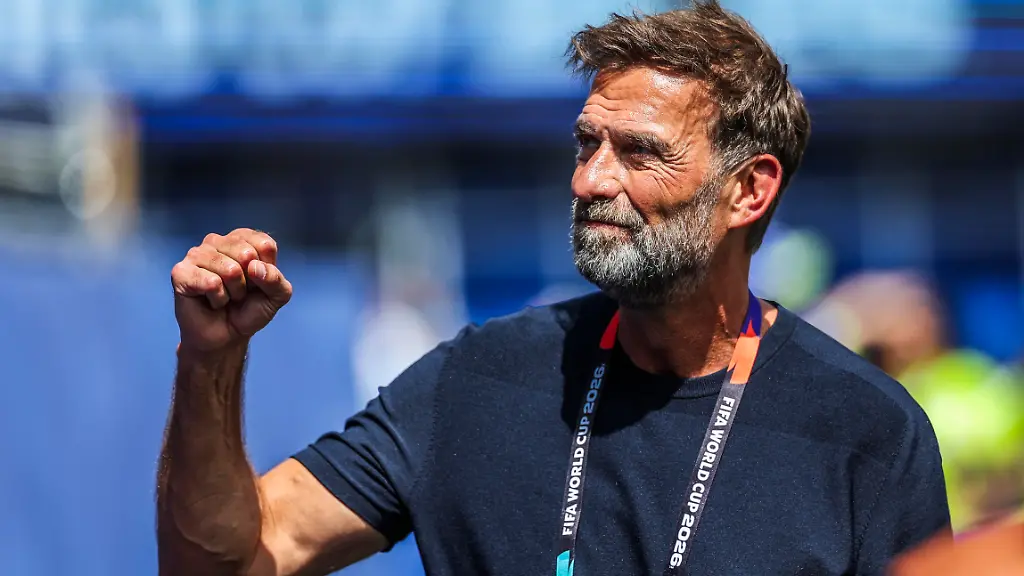 Jurgen-KLOPP-prior-the-2026-FIFA-World-Cup-Round-of-4-match-between-France-and-Morocco-at-Gillette-Stadium-on-July-9-2026-in-Foxborough-Massachusetts