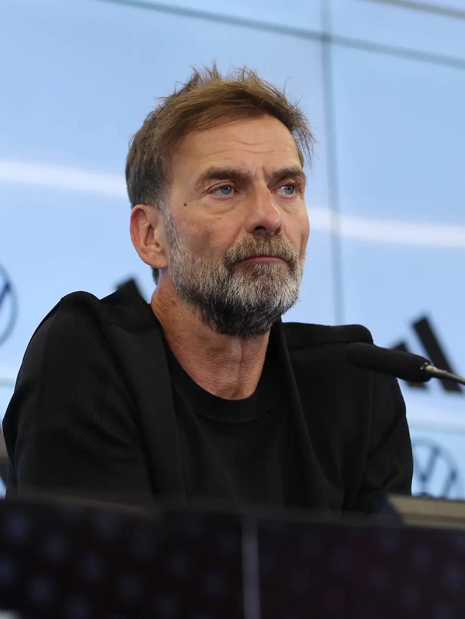 24-07-2026-Fussball-DFB-Pressekonferenz-Vorstellung-des-neuen-Bundestrainers-Juergen-Klopp-DFL-DFB-REGULATIONS-PROHIBIT-ANY-USE-OF-PHOTOGRAPHS-AS-IMAGE-SEQUENCES-AND-OR-QUASI-VIDEO