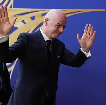2026-07-19-Spain-v-Argentina-Final-FIFA-World-Cup-WM-Weltmeisterschaft-Fussball-2026-EAST-RUTHERFORD-UNITED-STATES-JULY-19-FIFA-president-Gianni-Infantino-is-seen-arriving-during-the-Final-FIFA-World-Cup-2026-match-between-Spain-and-Argentina-at-New-York-New-Jersey-Stadium-on-July-19-2026-in-East-Rutherford-New-Jersey-Photo-by-Pablo-Morano-BSR-Agency-East-Rutherford-United-States-Content-not-available-for-redistribution-in-The-Netherlands-directly-or-indirectly-through-any-third-parties