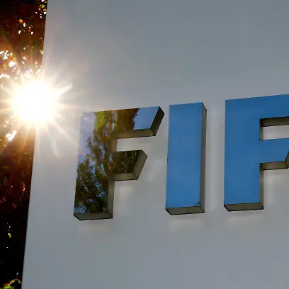 FILE-PHOTO-The-logo-of-FIFA-is-seen-in-front-of-its-headquarters-in-Zurich-Switzerland-September-26-2017